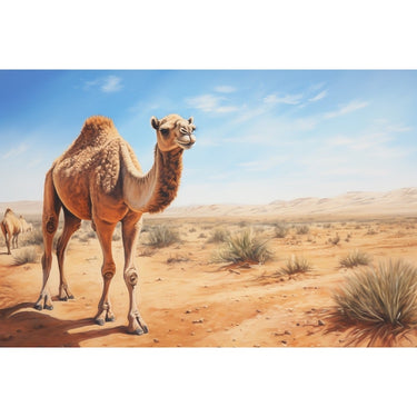 Desert canvas with Camel